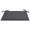 Garden Chair Cushions 4 pcs Anthracite 50x50x3 cm Fabric