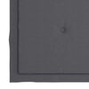 Garden Chair Cushions 4 pcs Anthracite 50x50x3 cm Fabric