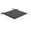 Garden Chair Cushions 6 pcs Anthracite 50x50x3 cm Fabric