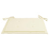 Garden Chair Cushions 6 pcs Cream 50x50x3 cm Fabric