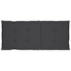 Garden Chair Cushions 6 pcs Anthracite 120x50x3 cm