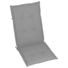 Garden Chair Cushions 6 pcs Grey 120x50x3 cm