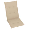 Garden Chair Cushions 6 pcs Beige 120x50x3 cm