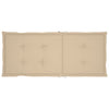 Garden Chair Cushions 6 pcs Beige 120x50x3 cm