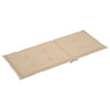 Garden Chair Cushions 6 pcs Beige 120x50x3 cm