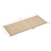 Garden Chair Cushions 6 pcs Beige 120x50x3 cm