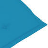 Garden Chair Cushions 6 pcs Blue 120x50x3 cm