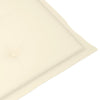 Garden Chair Cushions 6 pcs Cream 100x50x3 cm