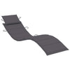 Sun Lounger Cushion Anthracite 186x58x3 cm