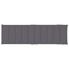 Sun Lounger Cushion Anthracite 186x58x3 cm