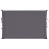 Sun Lounger Cushion Anthracite 186x58x3 cm