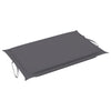 Sun Lounger Cushion Anthracite 186x58x3 cm