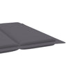 Sun Lounger Cushion Anthracite 186x58x3 cm