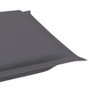 Sun Lounger Cushion Anthracite 186x58x3 cm