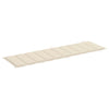 Sun Lounger Cushion Cream 186x58x3 cm