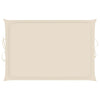Sun Lounger Cushion Cream 186x58x3 cm