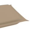 Sun Lounger Cushion Beige 186x58x3 cm