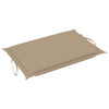 Sun Lounger Cushion Beige 186x58x3 cm