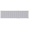 Sun Lounger Cushion Grey 200x50x3 cm Fabric