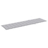 Sun Lounger Cushion Grey 200x50x3 cm Fabric