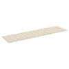 Sun Lounger Cushion Cream 200x50x3 cm Fabric