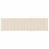 Sun Lounger Cushion Cream 200x50x3 cm Fabric