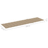 Sun Lounger Cushion Beige 200x50x3 cm Fabric