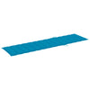 Sun Lounger Cushion Blue 200x50x3 cm Fabric