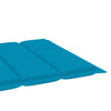Sun Lounger Cushion Blue 200x50x3 cm Fabric