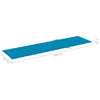 Sun Lounger Cushion Blue 200x50x3 cm Fabric