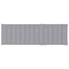 Sun Lounger Cushion Grey 200x60x3 cm Fabric