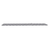 Sun Lounger Cushion Grey 200x60x3 cm Fabric