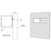 Wall-mounted TV Cabinet 180x30x30 cm Solid Teak Wood