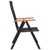 Garden Chairs 4 pcs Poly Rattan Black