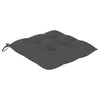 Chair Cushions 6 pcs Anthracite 40x40x7 cm Fabric