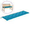 alt="Garden Bench Cushion Light Blue 180x50x7 cm Fabric"