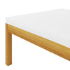 11 Piece Garden Lounge Set with Cushions Cream Solid Acacia Wood