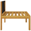 2 Piece Garden Lounge Set with Cushions Solid Acacia Wood