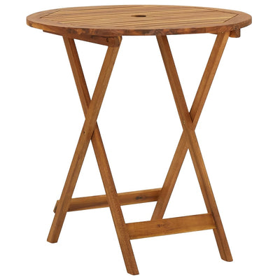alt="Folding Garden Table 70 cm Solid Acacia Wood"