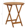 Folding Garden Table 70 cm Solid Acacia Wood