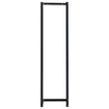 Towel Rack Black 25x20x95 cm Iron