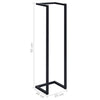 Towel Rack Black 25x20x95 cm Iron