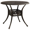 alt="Garden Table Bronze 90x90x74 cm Cast Aluminium"