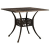 alt="Garden Table Bronze 90x90x73 cm Cast Aluminium"