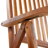 5 Piece Garden Dining Set Solid Acacia Wood