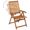 5 Piece Garden Dining Set Solid Acacia Wood