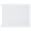 TV Cabinet with LED Lights White 135x39x30 cm