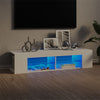alt="TV Cabinet with LED Lights White 135x39x30 cm"