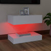 TV Cabinet with LED Lights White 60x35 cm