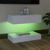 TV Cabinet with LED Lights White 60x35 cm